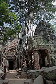 Ta Prohm temple - ruins of the central sanctuary. 